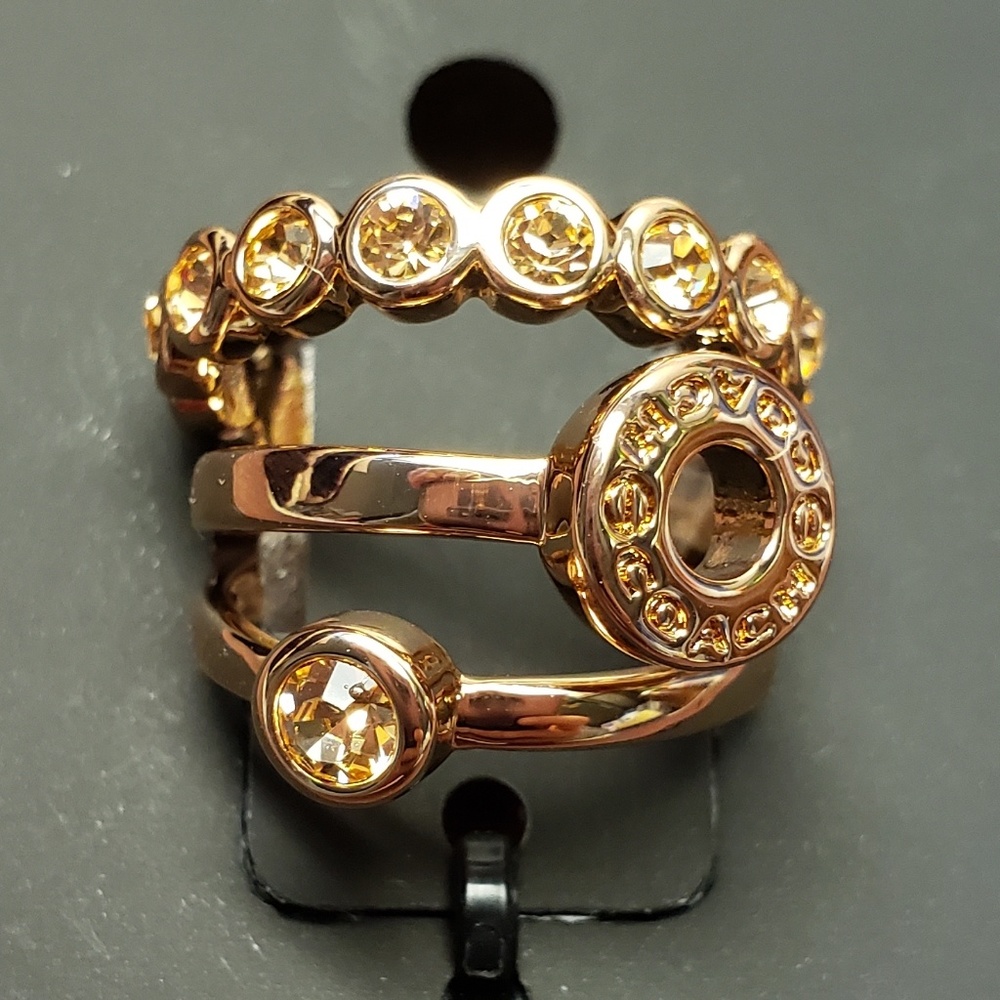 *NEW* Coach Open Circle Ring Set - Picture 3 of 4